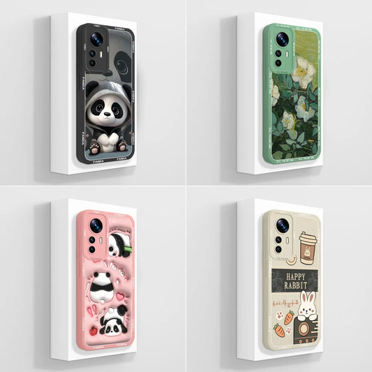 Lovely Case  Panda For Xiaomi12T Pro Xiaomi12 T