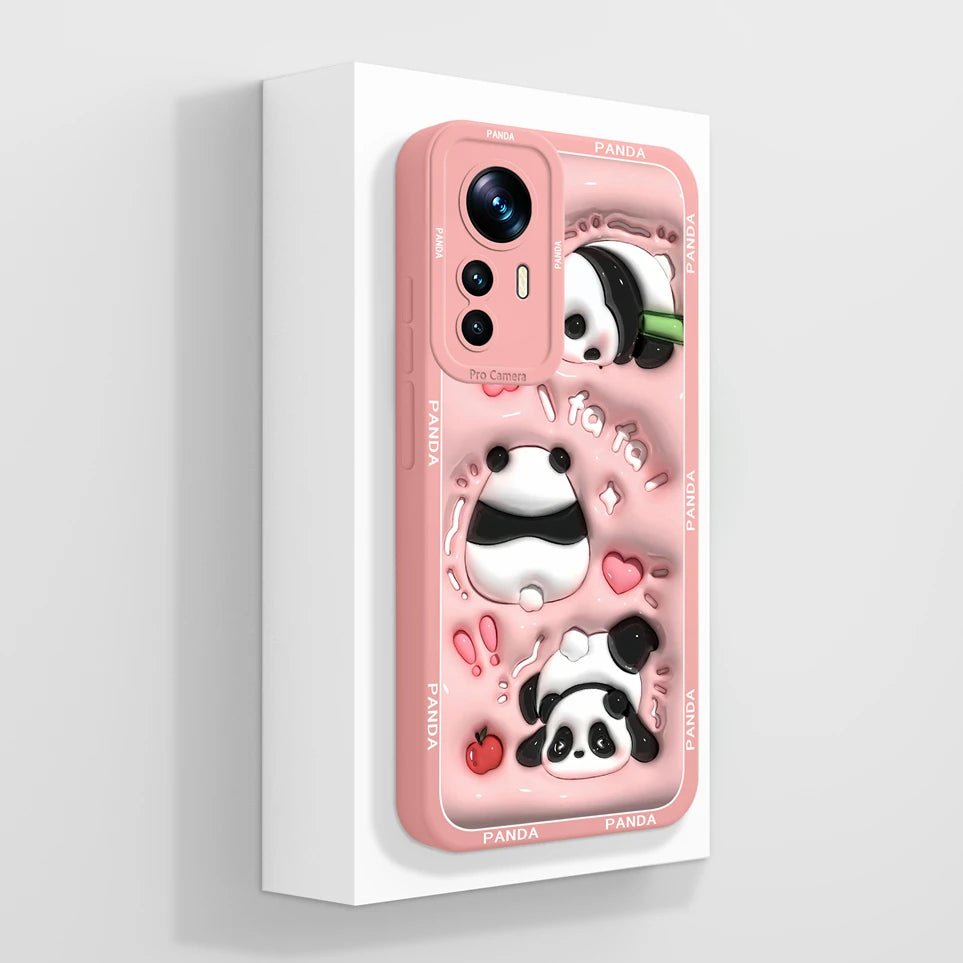 Lovely Case  Panda For Xiaomi12T Pro Xiaomi12 T